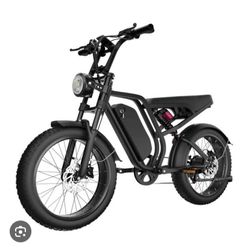 Bluvall 1500w Peak 20 Inch Fat Tire Electric Bicycle