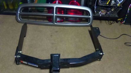 Durango Front grill and towing hitch