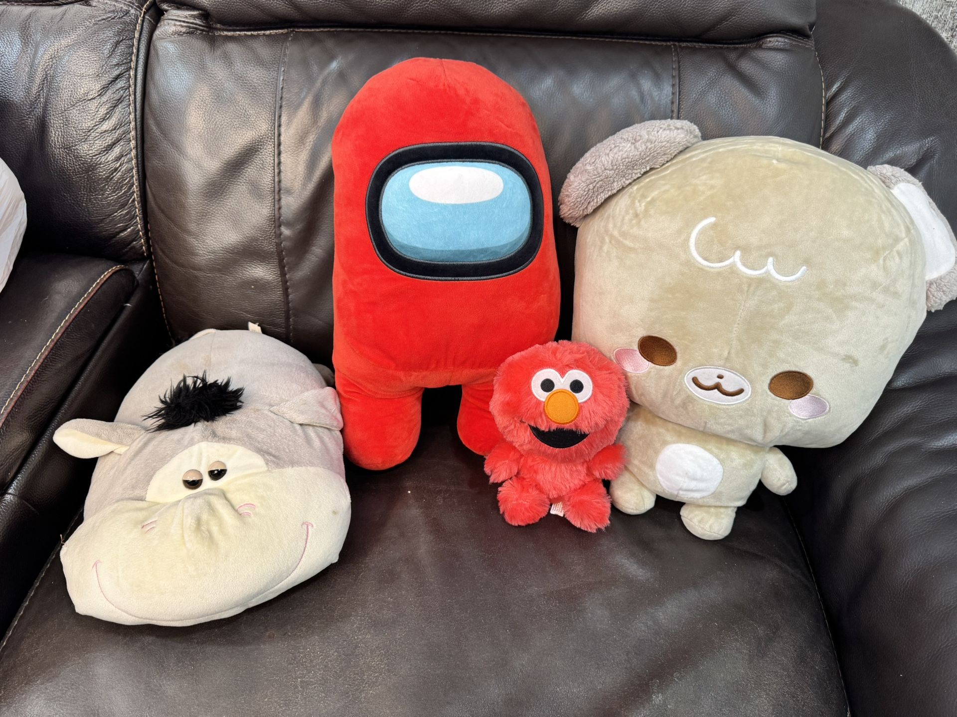 Set Of 4 Plushies - Cute And Big