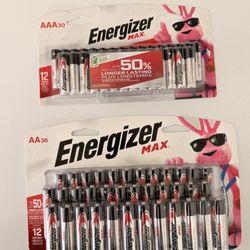 $25 por los dos 36 pack AA 30 pack AA PRECIO FIRME