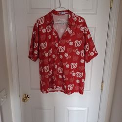 Washington Nationals Hawaiian Baseball Shirt Jersey