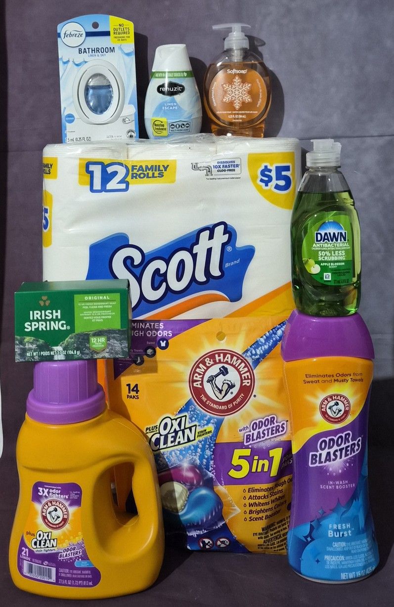 NASHVILLE, GA Lot Of 9 Arm&hammer Household Bundle