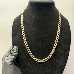 10K Gold Flat Curb Chain 