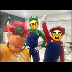 Mario ,Luigi , Costumes . 