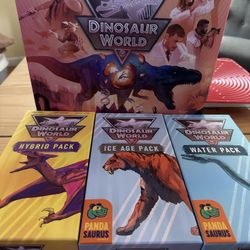Dinosaur World KS Edition With Upgrades, 3 Expansions And Insert. 