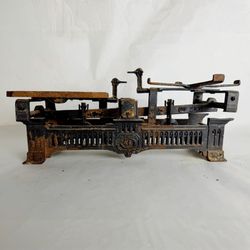 Antique Polish Beam Scale up to 5 kg Likely By B.G. (Brothers Galber).