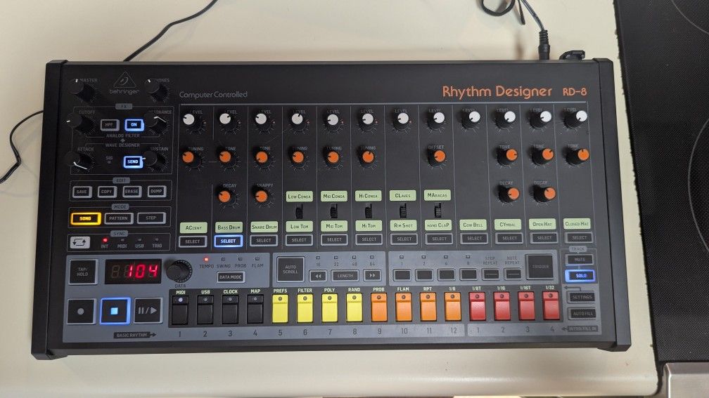 Behringer Rhythm Designer RD-8 Mk2 – Like New Drum Machine