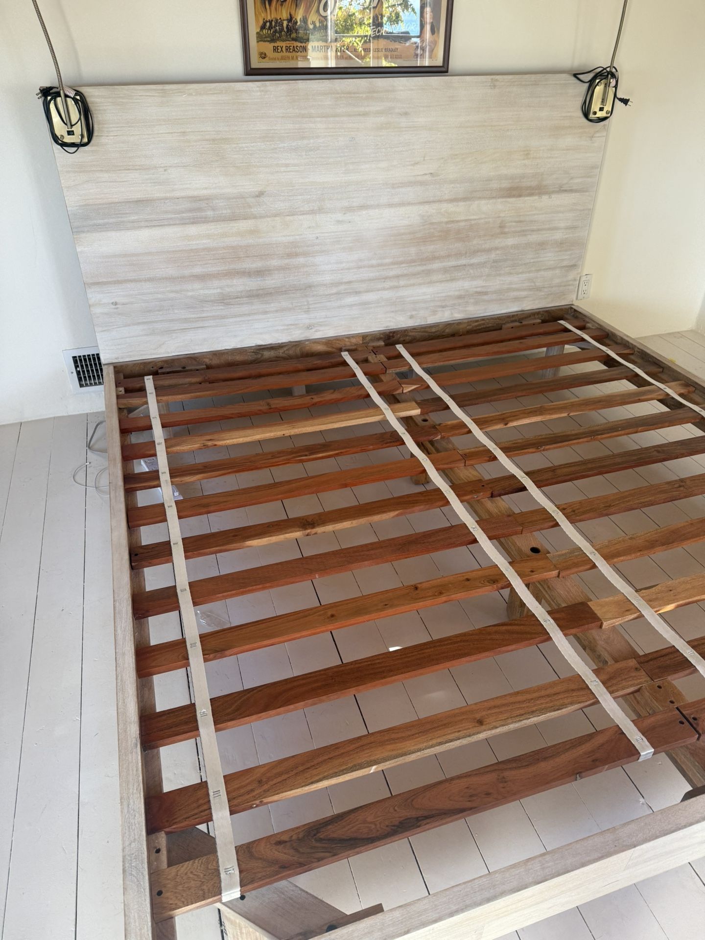 Solid Woden King Bed Frame