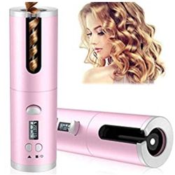 Pink Automatic Curling Iron