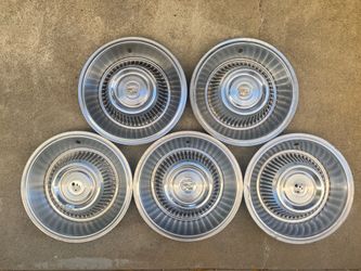 Original hubcaps for 1963 Cadillac Eldorado