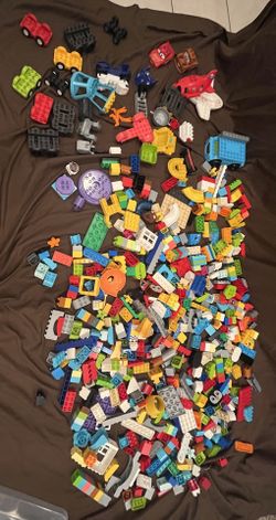 Mix Of Duplo And Mega Blocks