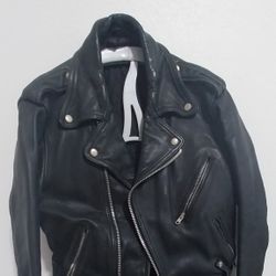 Vintage Authentic Vintage Simon Made Leather Jacket/ Harley Davidson - Size 38 Regular