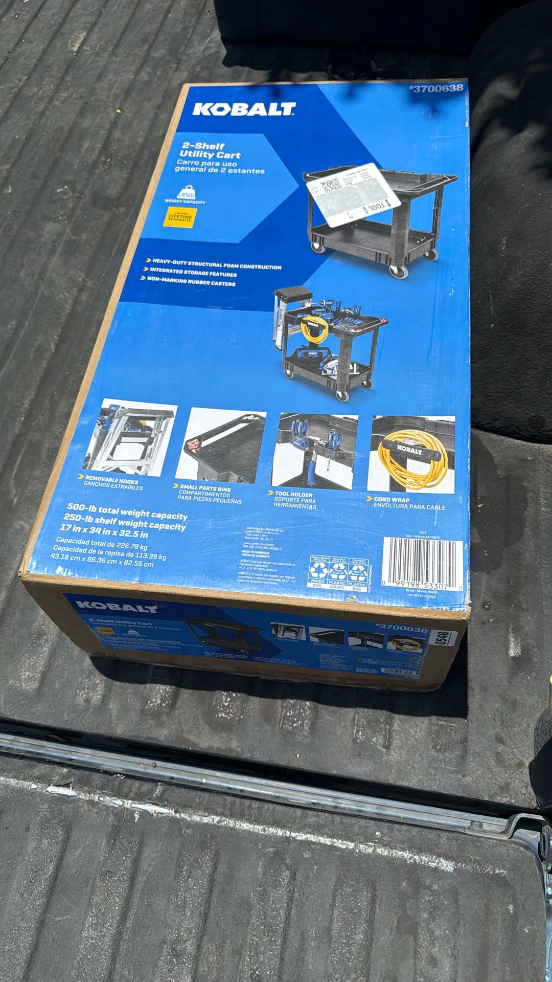 Ok alt Utility Cart 500lbs Capacity