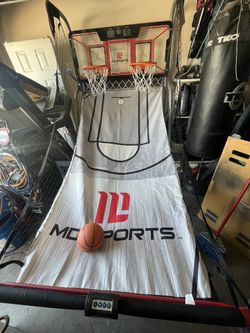 Indoor basketball double hoop