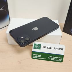 iPhone 12 64 GB Factory Unlocked | Black | Excellent Condition 