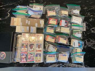 4000 Baseball & Football Cards from 80s and 90s