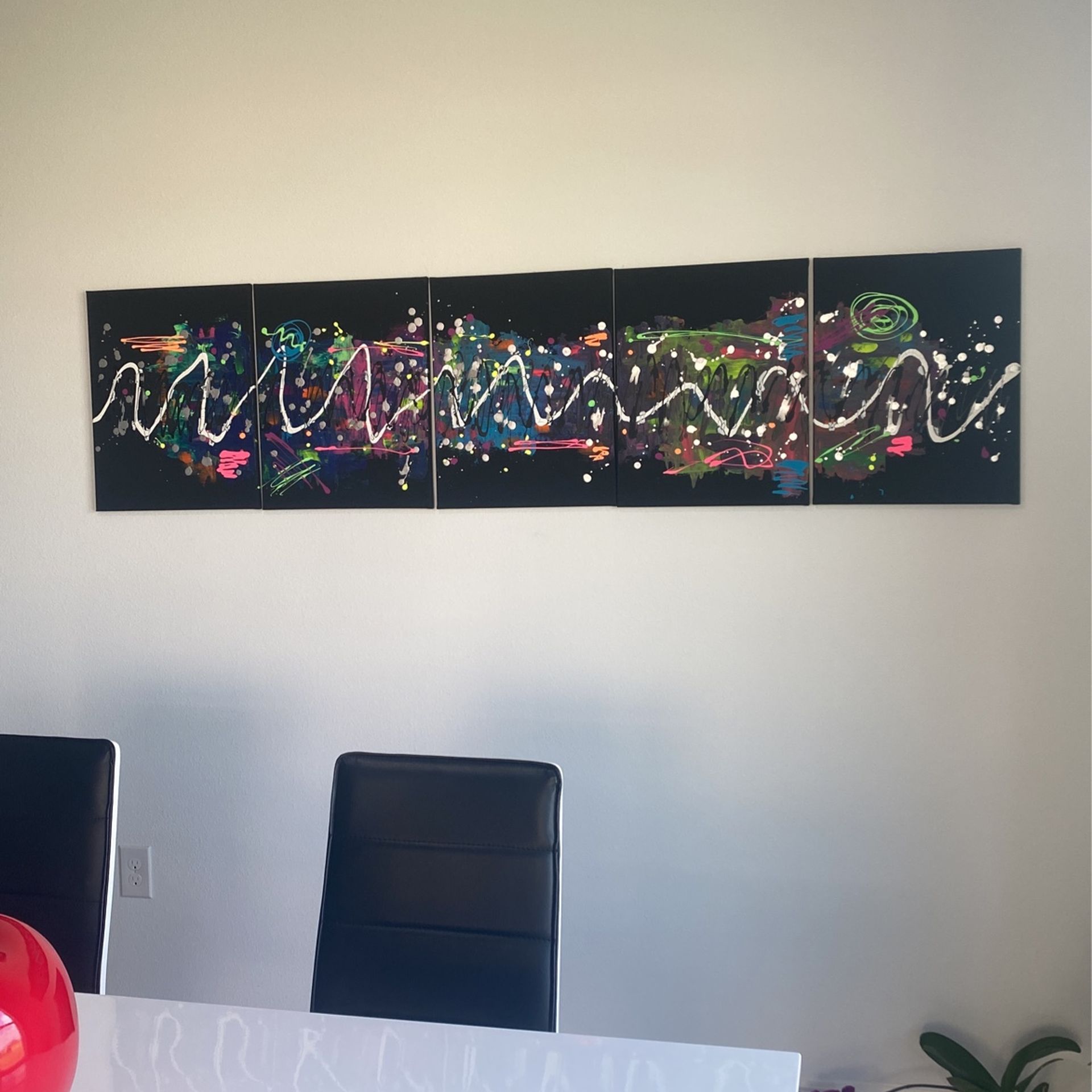 Five Abstracts Canvas