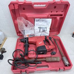 Milwaukee 5315-21 1-1/2" SDS-Max Rotary Hammer — Tested, Works — w/ Case & Bits
