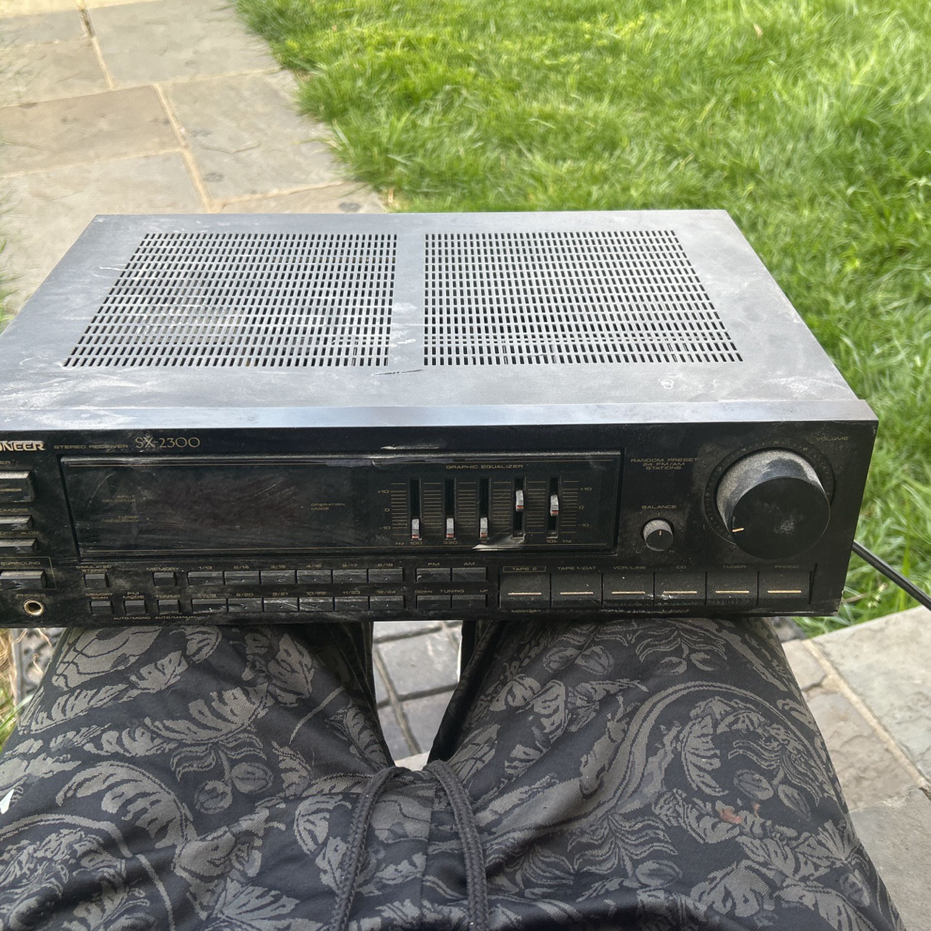 Sx-2300 stereo receiver