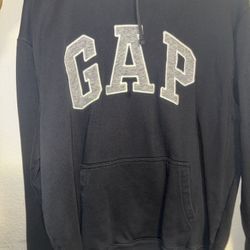 Gap Black Hoodie Xl 