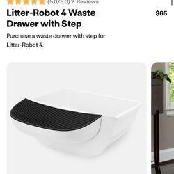 Litter-Robot 4 Waste Drawer & Step - Brand New