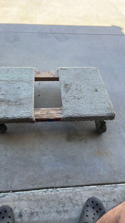 Furnisher dolly with 4” wheels. Heavy duty  $35 OBO