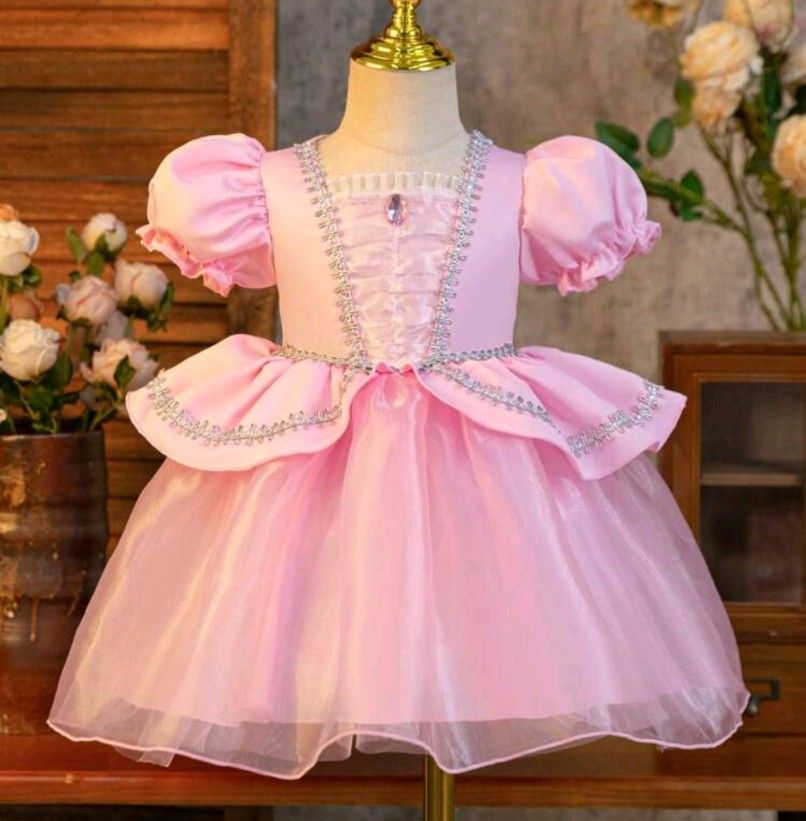 Pink Princess Dress Size 18-24 Mos.
