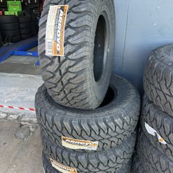 35x12.50r18 New Set Of MT Tires Installed