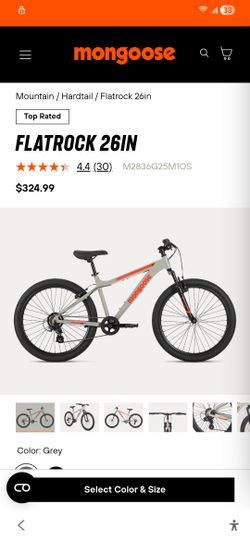 Mongoose Flatrock 26in Mountain Bike