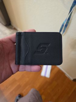 Snap On Leather Money Clip