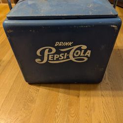 1940's-1950's Vintage Metal Tin Pepsi Cooler
