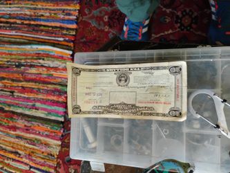 $10 Postage Bond. Unsigned