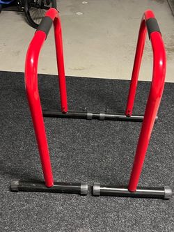Red Equalizer Dip Bar