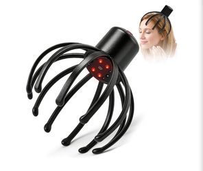 Electric Scalp Massager - 360° Rotation Head Massager with 3 Modes, Waterproof for Shower, Cordless Scalp & Hair Massager for Stress Relief, Hair Grow