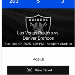 Las Vegas Raider tickets