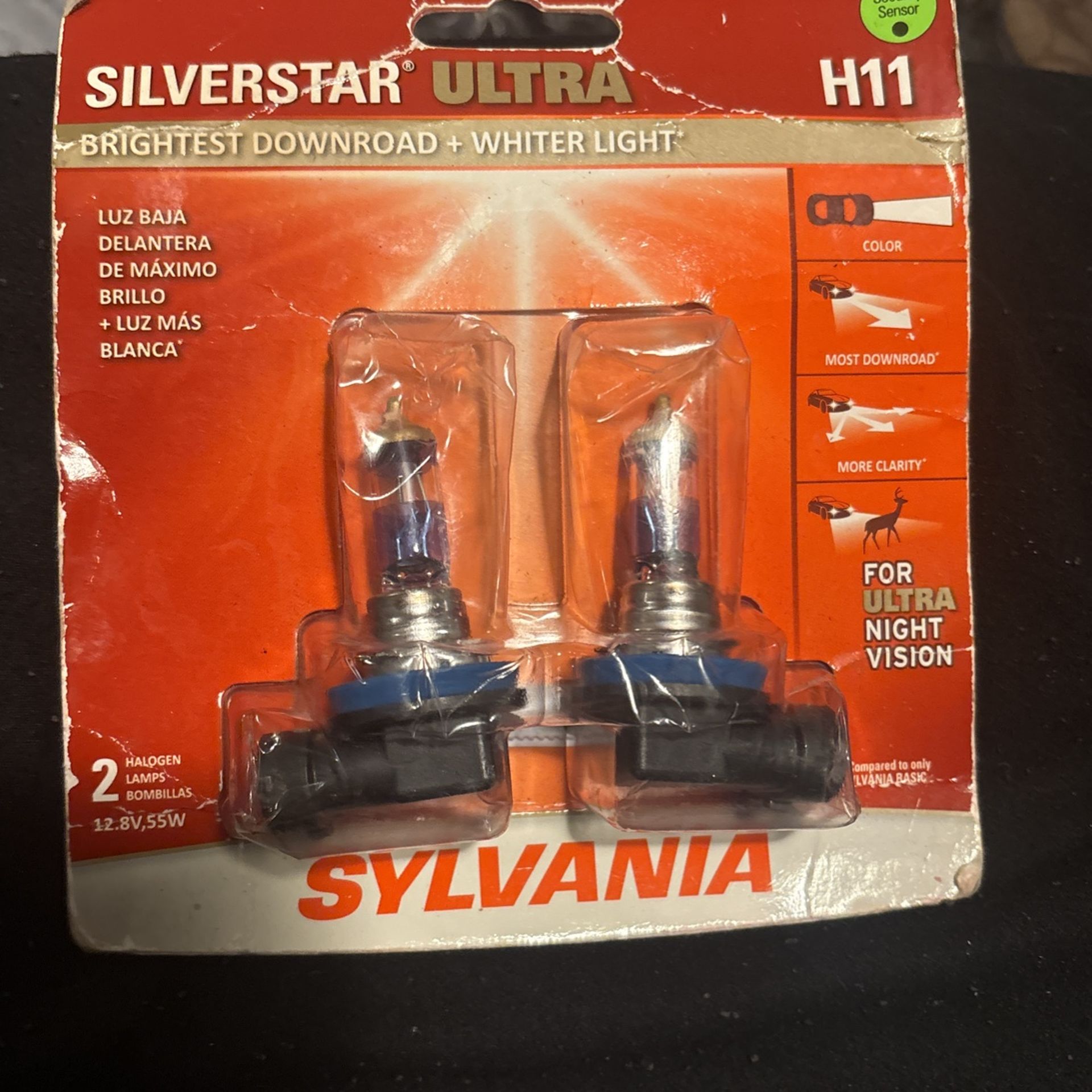 Silver Star Ultra Super Bright Headlights Bulbs H11