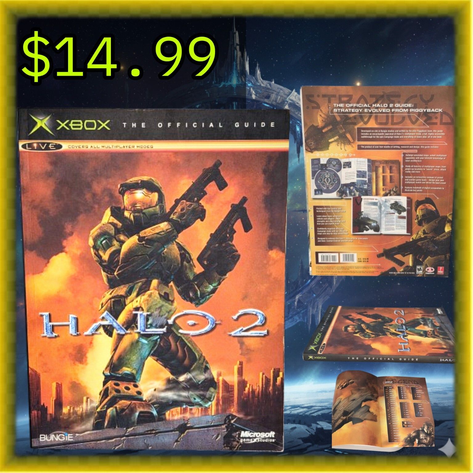 Halo 2 Official Strategy Guide (Xbox, 2004) โ Official Guide Book