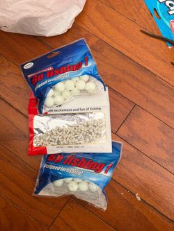 Glow-in-the-Dark Fishing Beads with Swivels