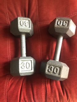 30 pound dumbbells