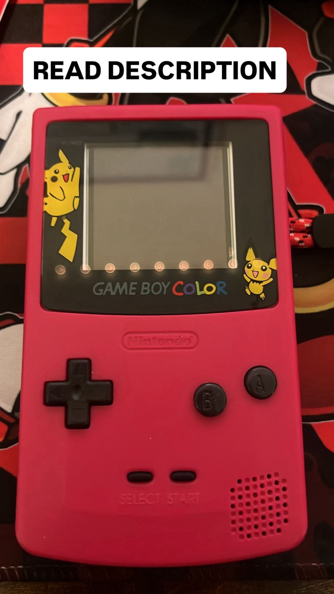 Firm Price Custom GBC & Pokémon Crystal Clear