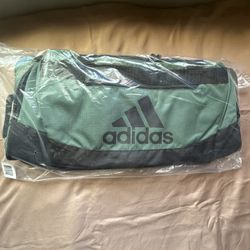 NEW Adidas Defender Duffel Bag GREEN OXIDE