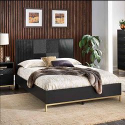 Black  Low Profile king  Platform Bed (Mattress Not Included)