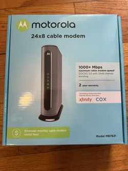 Motorola 1,000+ Mbps Cable Modem