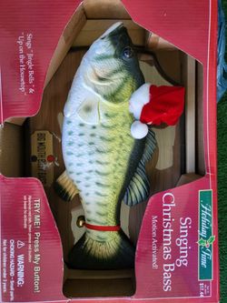 Big Mouth Billy Bass Singing Christmas Bass