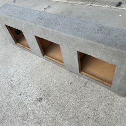 ($120 firm) 3 - L7  10 Inch square subs sub box ( see description for measurements)