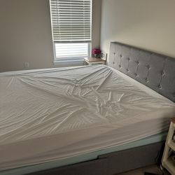 Ashley King Bed New With Frame 