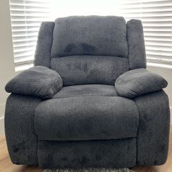 Dark Grey Recliner 