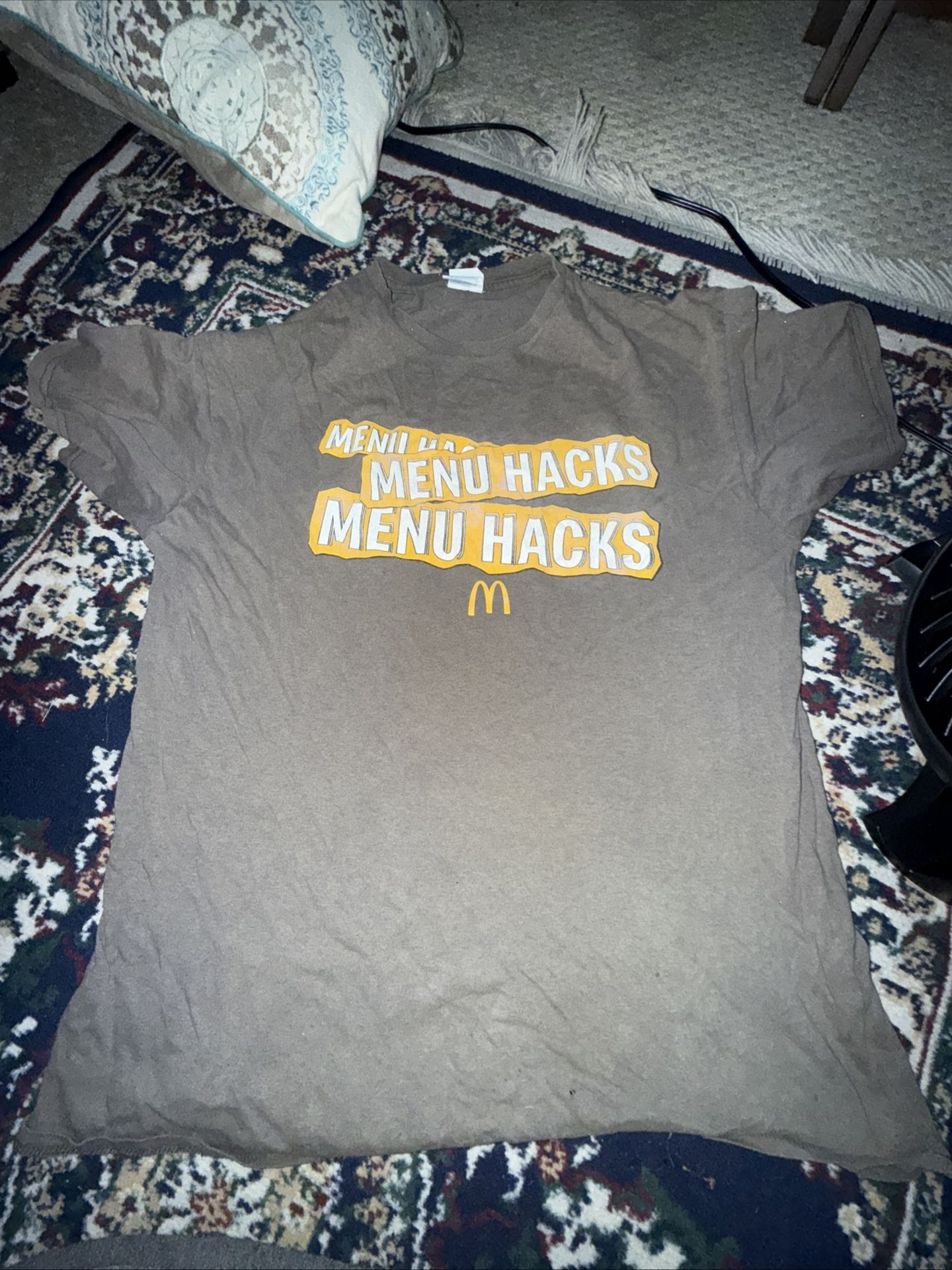 McDonald’s Limited Edition Menu Hacks Mens Grey