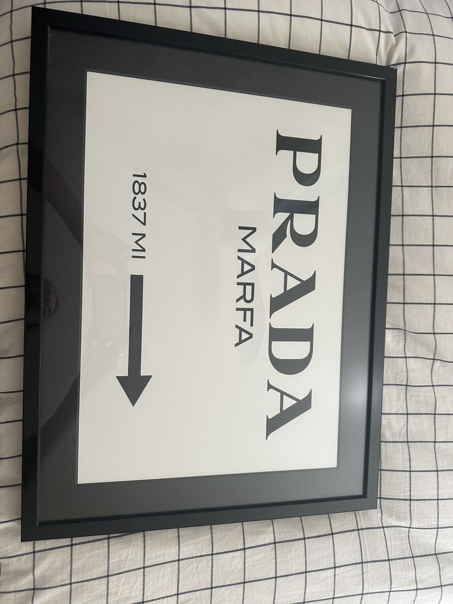 Framed Prada Marta Print