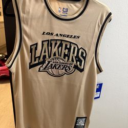 NBA Ultra Game LA Lakers Mesh Tank Top Jersey - Men's Size Small - NWT Gold/Blacki